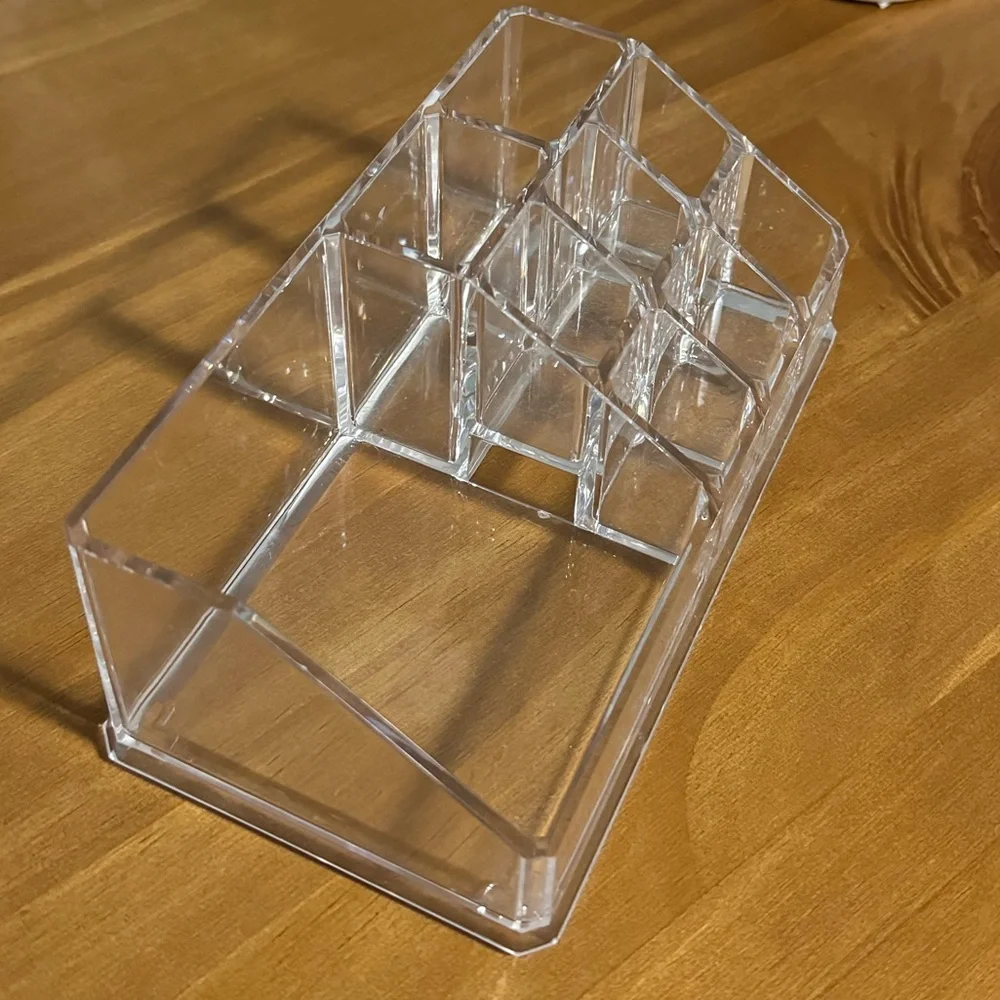 clear makeup organizer